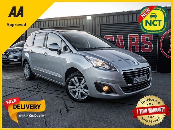 Peugeot 5008 MPV, Diesel, 2016, Grey