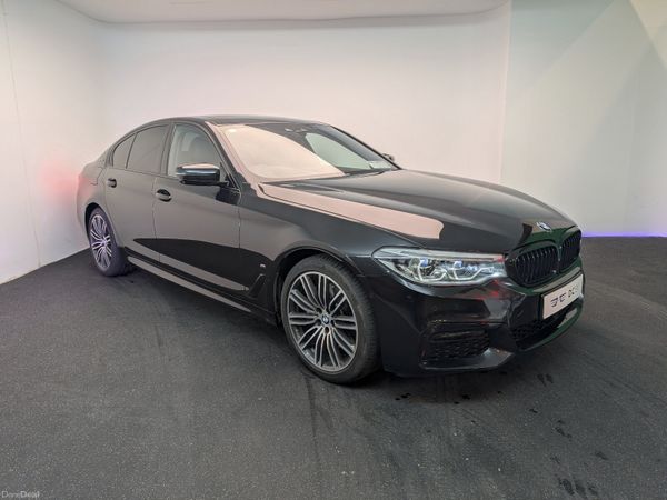 BMW 5-Series Saloon, Petrol Plug-in Hybrid, 2020, Black