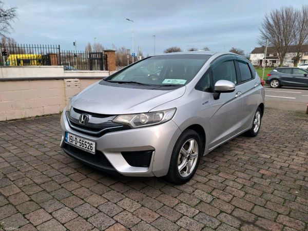 Honda Fit Hatchback, Petrol Hybrid, 2015, Silver