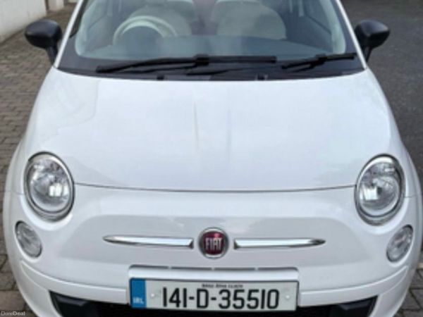 Fiat 500 Hatchback, Petrol, 2014, White