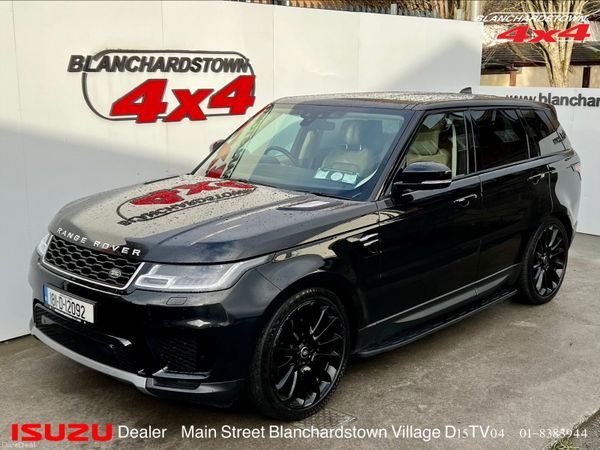Land Rover Range Rover Sport SUV, Diesel, 2018, Black