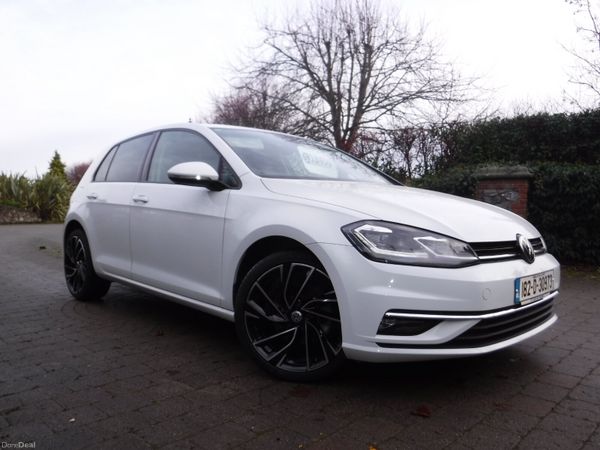 Volkswagen Golf Hatchback, Petrol, 2018, White