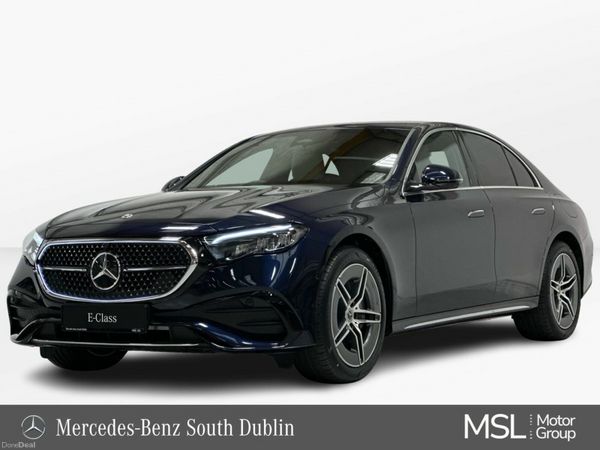Mercedes-Benz E-Class Saloon, Petrol Plug-in Hybrid, 2026, Blue