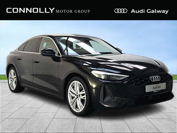 Audi A5 Saloon, Petrol Hybrid, 2026, Black