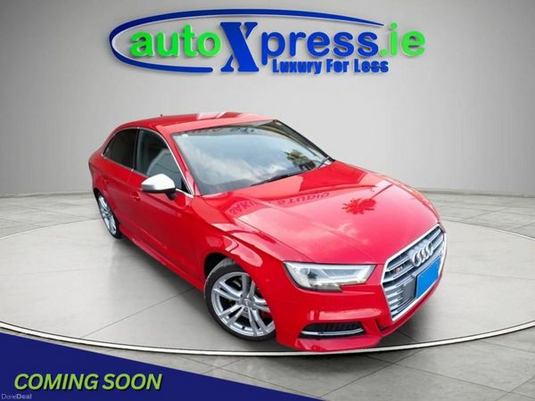 Audi S3 Saloon, Petrol, 2017, Red
