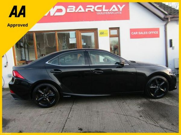 Lexus IS Saloon, Petrol Hybrid, 2016, Black
