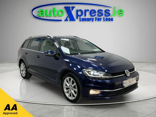 Volkswagen Golf Estate, Petrol, 2019, Blue