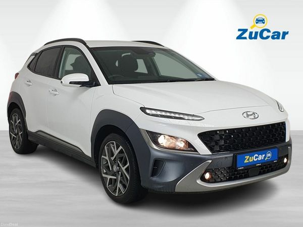 Hyundai KONA Hatchback, Petrol Hybrid, 2022, White