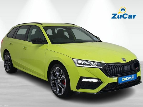 Skoda Octavia Estate, Petrol Plug-in Hybrid, 2023, Green