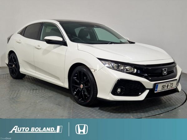 Honda Civic Hatchback, Petrol, 2019, White