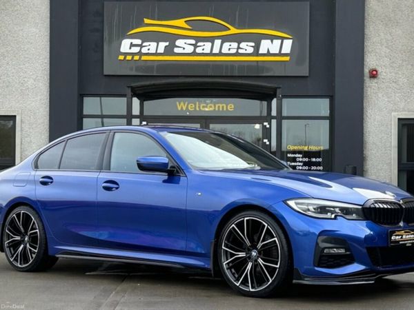 BMW 3-Series Saloon, Diesel Hybrid, 2021, Blue