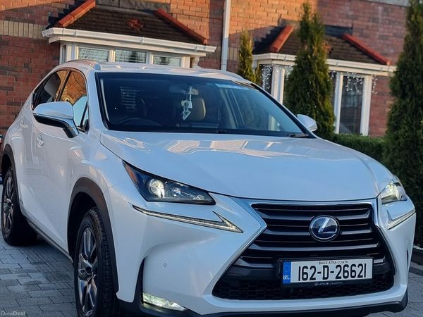 Lexus NX SUV, Petrol Hybrid, 2016, White