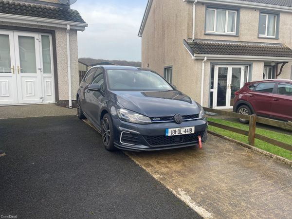 Volkswagen Golf Hatchback, Petrol Plug-in Hybrid, 2018, Blue