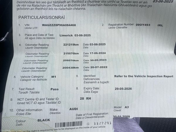 Audi A3 Hatchback, Petrol, 2009, Black