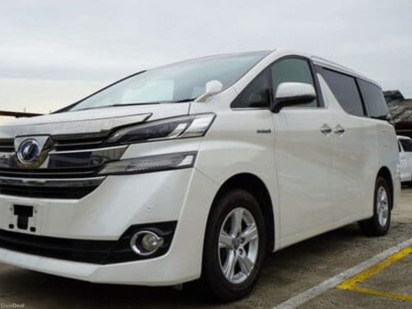 Toyota Vellfire Estate, Petrol Hybrid, 2016, White
