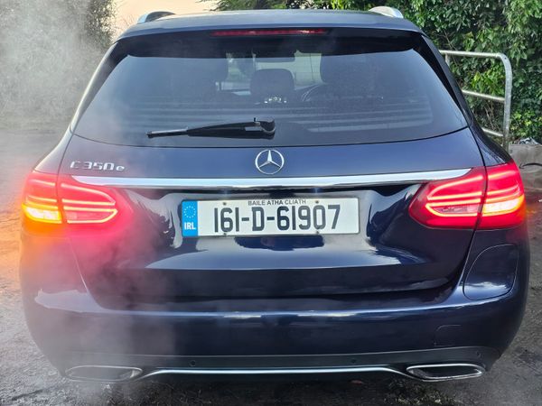 Mercedes-Benz C-Class Estate, Petrol Plug-in Hybrid, 2016, Blue