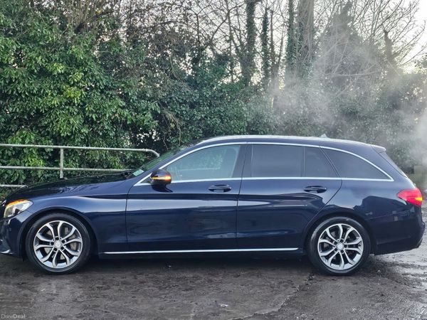 Mercedes-Benz C-Class Estate, Petrol Plug-in Hybrid, 2016, Blue