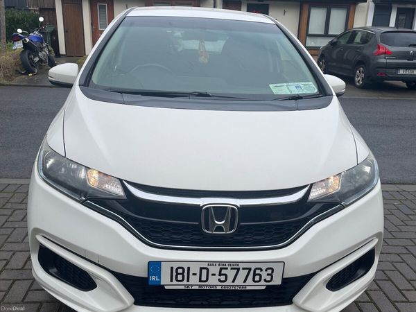 Honda Fit Hatchback, Petrol Hybrid, 2018, White