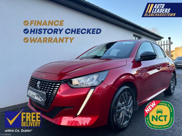 Peugeot 208 Hatchback, Petrol, 2022, Red