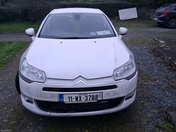 Citroen C5 Saloon, Diesel, 2011, White