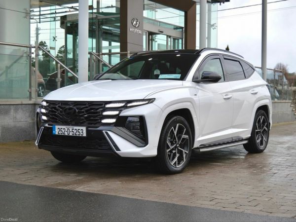 Hyundai Tucson SUV, Petrol Plug-in Hybrid, 2025, White
