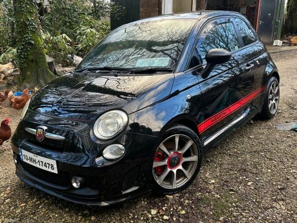 Fiat 500 Hatchback, Petrol, 2010, Black