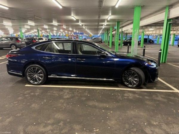 Lexus LS Saloon, Petrol Hybrid, 2019, Blue