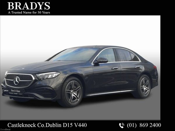Mercedes-Benz E-Class Saloon, Diesel Plug-in Hybrid, 2026, Grey