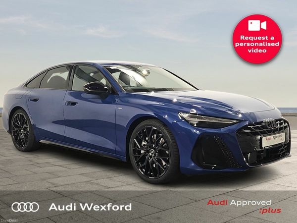 Audi A6 Saloon, Petrol Plug-in Hybrid, 2025, Blue