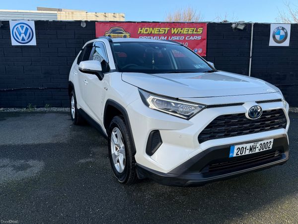 Toyota RAV4 SUV, Petrol Hybrid, 2020, White
