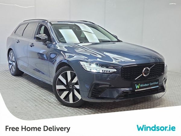 Volvo V90 Estate, Petrol Plug-in Hybrid, 2025, Blue