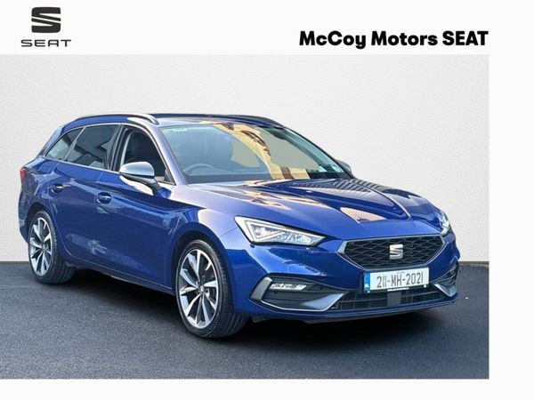 SEAT Leon Estate, Petrol Plug-in Hybrid, 2021, Blue