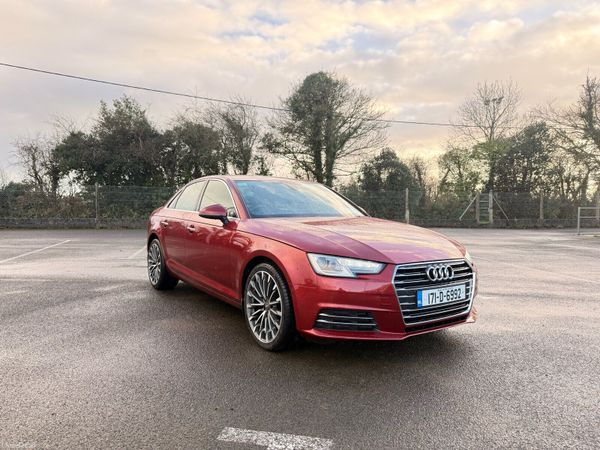 Audi A4 Saloon, Diesel, 2017, Red
