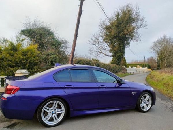 BMW 5-Series Saloon, Diesel, 2013, Blue