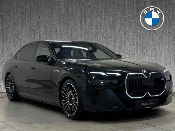 BMW 7-Series Saloon, Petrol Plug-in Hybrid, 2026, Black