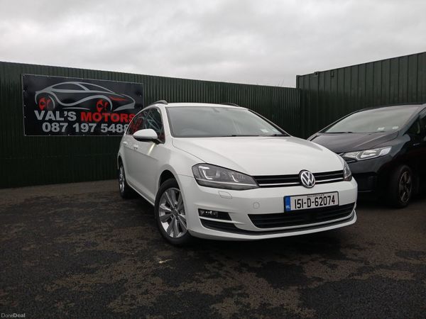 Volkswagen Golf Estate, Petrol, 2015, White