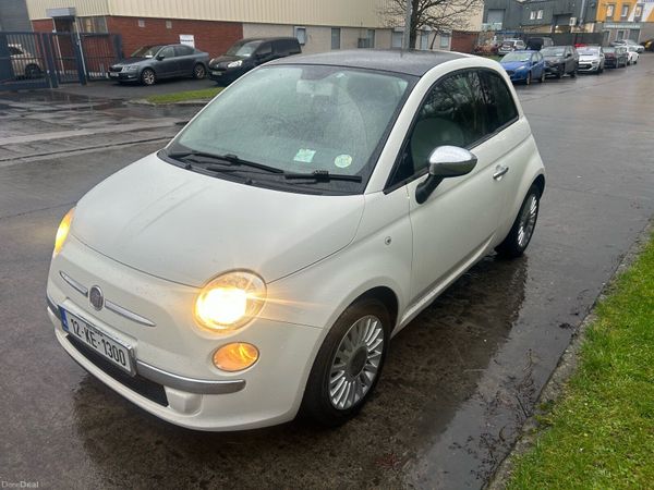 Fiat 500 Hatchback, Petrol, 2012, White