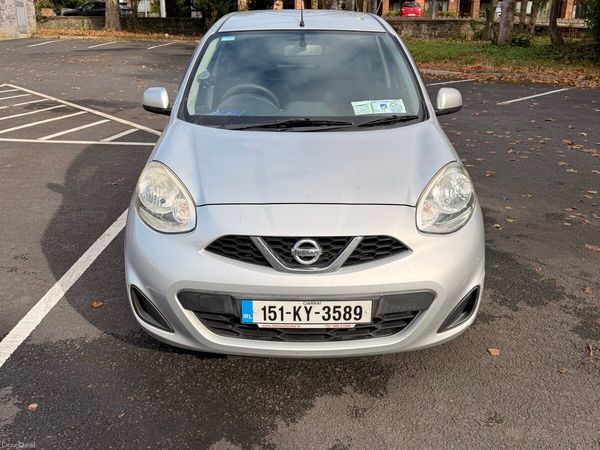 Nissan March Hatchback, Petrol, 2015, Silver