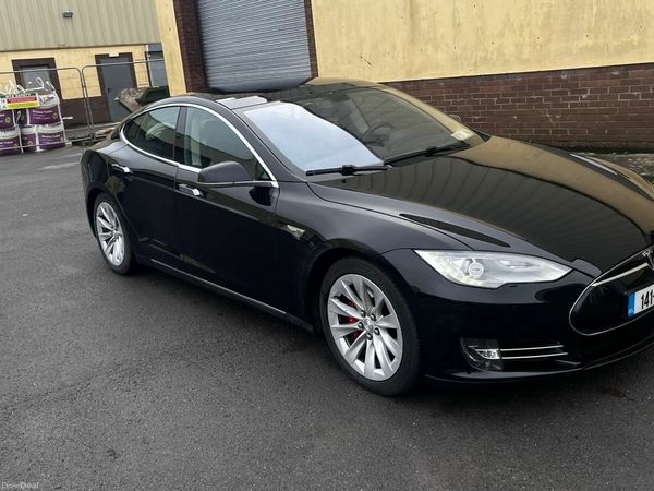 Tesla Model S Hatchback, Electric, 2014, Black