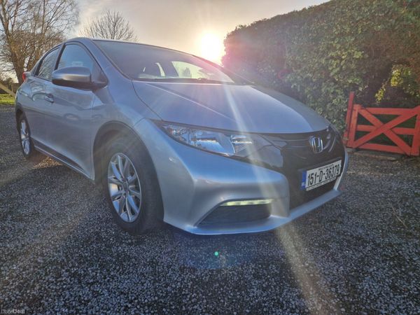 Honda Civic Hatchback, Petrol, 2015, Silver