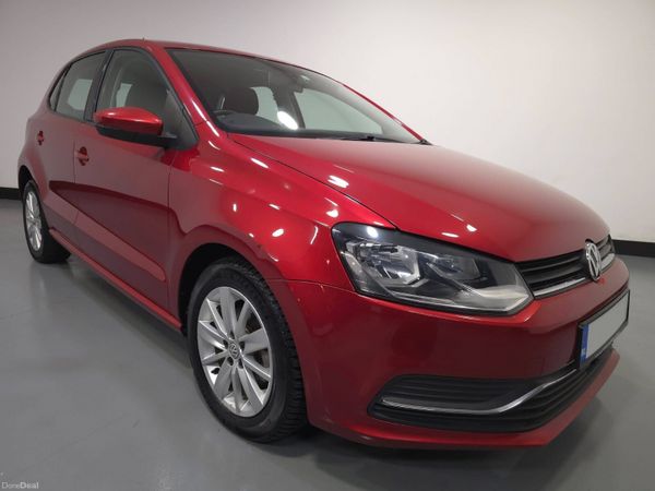 Volkswagen Polo Hatchback, Petrol, 2015, Red