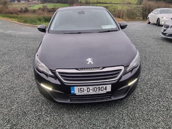 Peugeot 308 Hatchback, Diesel, 2015, Black