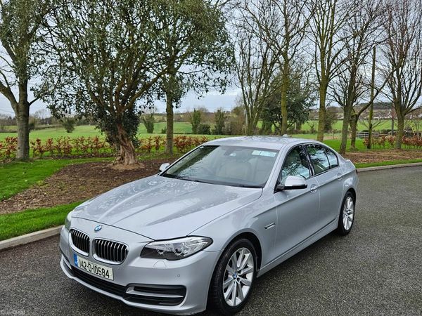 BMW 5-Series Saloon, Diesel, 2014, Silver