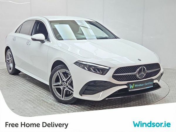 Mercedes-Benz A-Class Saloon, Petrol Plug-in Hybrid, 2024, White