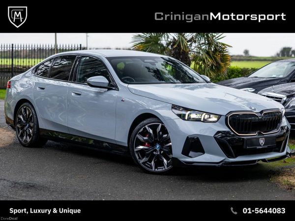 BMW 5-Series Saloon, Petrol Plug-in Hybrid, 2024, Grey
