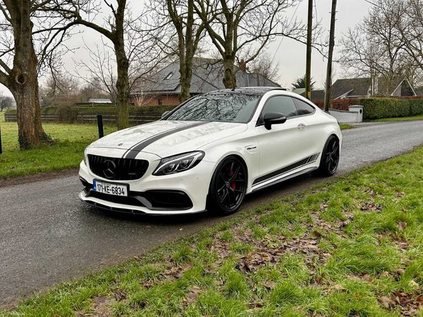 Mercedes-Benz C-Class Coupe, Petrol, 2017, White