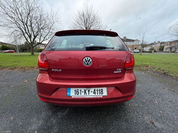 Volkswagen Polo Hatchback, Petrol, 2016, Red