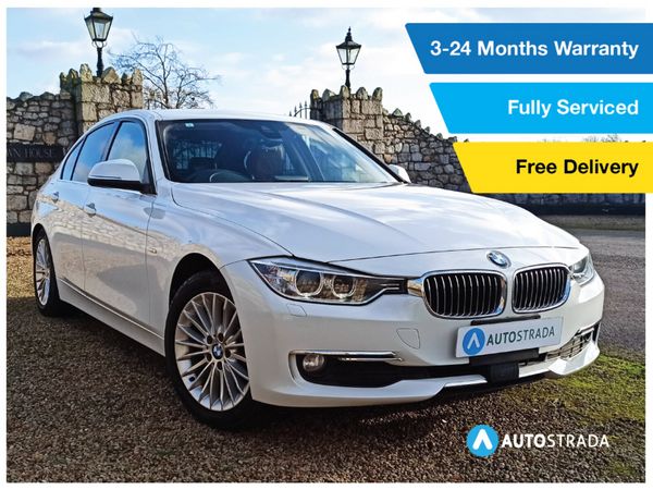 BMW 3-Series Saloon, Diesel, 2015, White