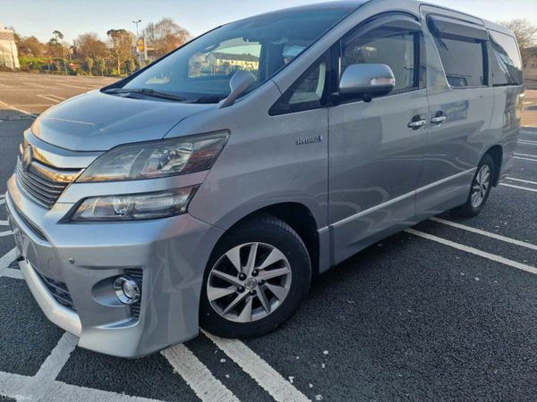 Toyota Vellfire MPV, Petrol Hybrid, 2013, Silver
