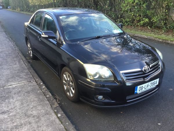 Toyota Avensis Saloon, Petrol, 2008, Black